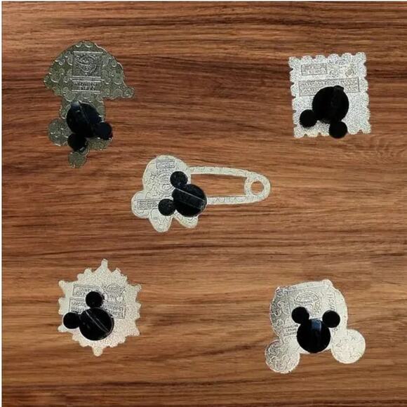 5 Minnie Mouse Disney Parks Trading Pins, Plus 2 Bonus Pins - Picture 2 of 2